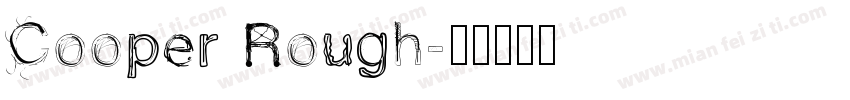 Cooper Rough字体转换